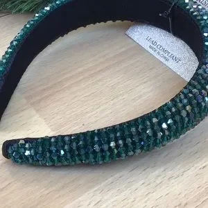 NWT Anthropologie Desiree Embellished Headband Anthropologie | Accessories | Anthro Emerald Embellished  main image 2